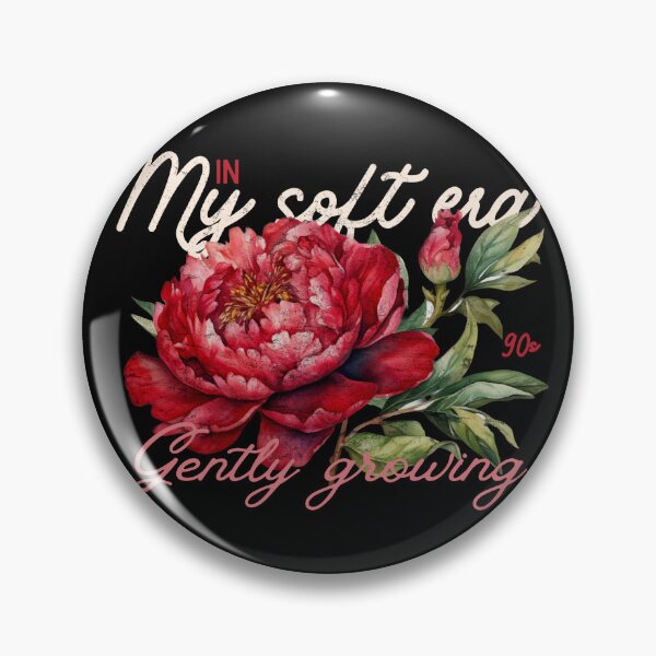 Item preview, Soft Era Vintage Floral - Gently Growing Aesthetic Quote designed and sold by Tattyarts.