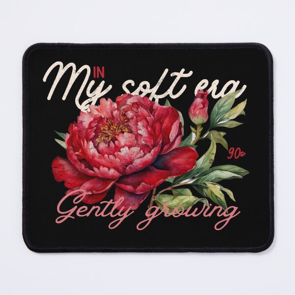 Item preview, Soft Era Vintage Floral - Gently Growing Aesthetic Quote designed and sold by Tattyarts.