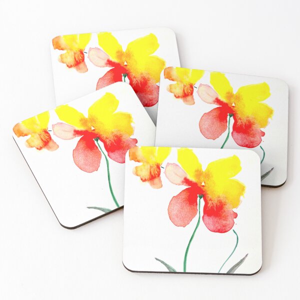 Item preview, A loose watercolour flower designed and sold by Varnalepa.