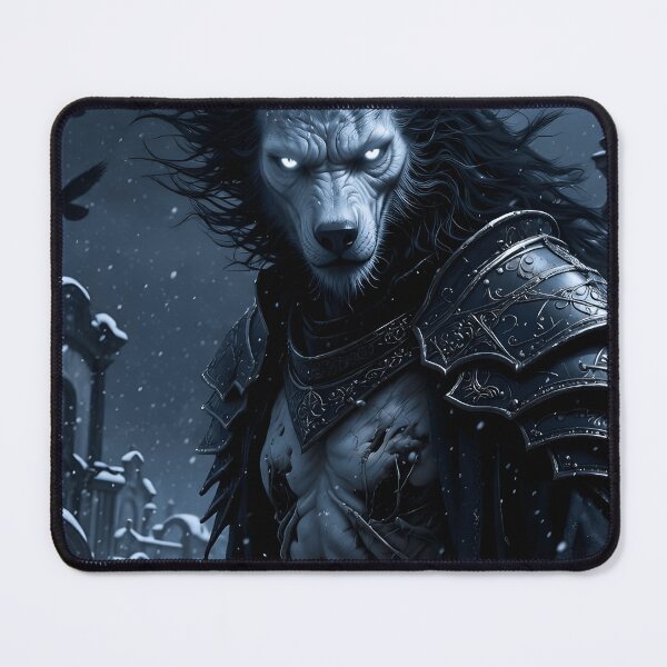 Item preview, Moonlit Alpha Werewolf Gothic Artwork designed and sold by The Confluence.