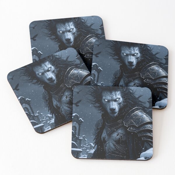 Item preview, Moonlit Alpha Werewolf Gothic Artwork designed and sold by The Confluence.