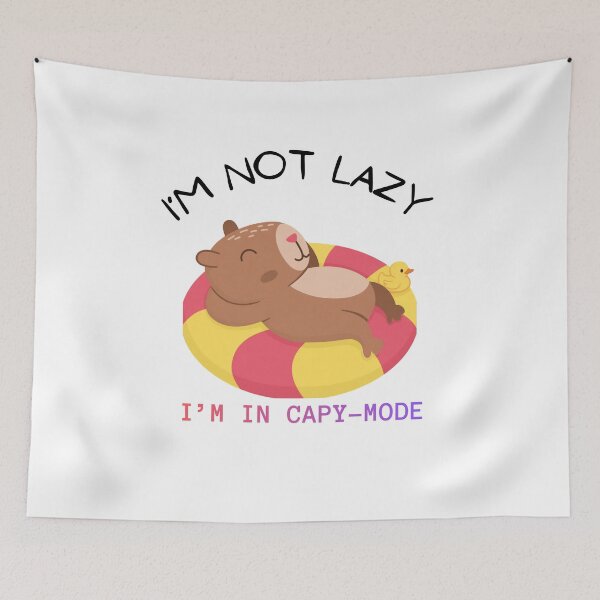 Item preview, I'm not lazy capy-mode logo designed and sold by logowannawear.