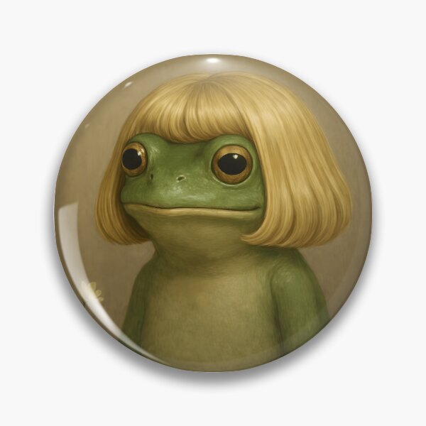 Item preview, Funny Frog Bob Haircut Meme for Men Women Kids - Terrible Haircuts designed and sold by RigyIllustrates.