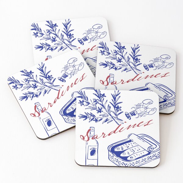 Item preview, Vintage Mediterranean Sardines - Rustic Coastal Vibe designed and sold by sfaafaa_.