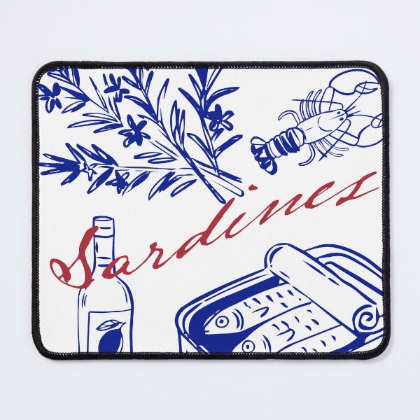 Item preview, Vintage Mediterranean Sardines - Rustic Coastal Vibe designed and sold by sfaafaa_.