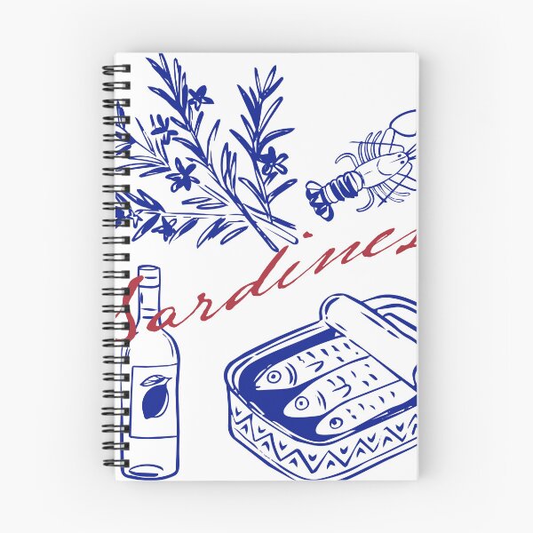 Item preview, Vintage Mediterranean Sardines - Rustic Coastal Vibe designed and sold by sfaafaa_.