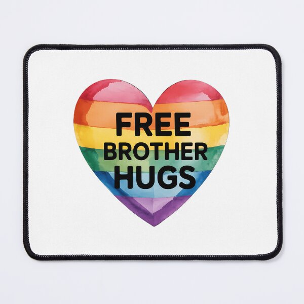 Item preview, Free Brother Hugs LGBT Pride Parades Dress Rainbow Flag LGBT designed and sold by sailorjessiArt.
