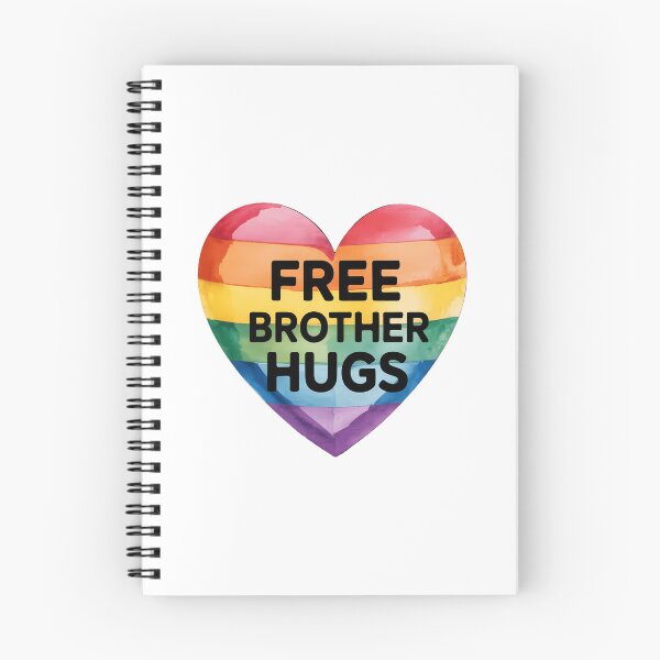 Item preview, Free Brother Hugs LGBT Pride Parades Dress Rainbow Flag LGBT designed and sold by sailorjessiArt.