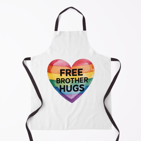 Item preview, Free Brother Hugs LGBT Pride Parades Dress Rainbow Flag LGBT designed and sold by sailorjessiArt.