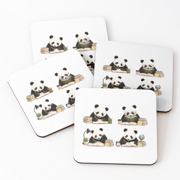 Item preview, pandas studys with charm  designed and sold by Varuun29.