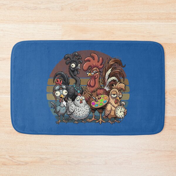 Item preview, Chicken Art Retro Family of Rooster and Hen Vintage  designed and sold by alenaz.