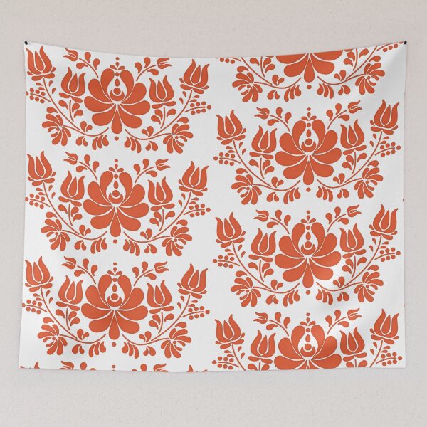 Item preview, Hungarian Folk Floral Motifs designed and sold by EmeraldeaDesign.