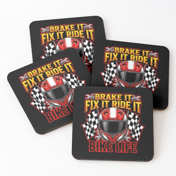 Item preview, Brake It Fix It Ride It Race Inspired Motorcycle Design designed and sold by enzoade.