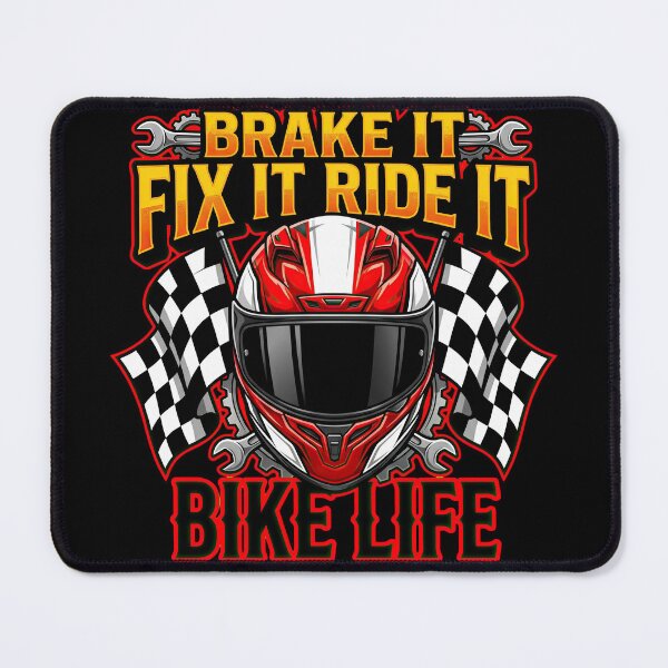 Item preview, Brake It Fix It Ride It Race Inspired Motorcycle Design designed and sold by enzoade.