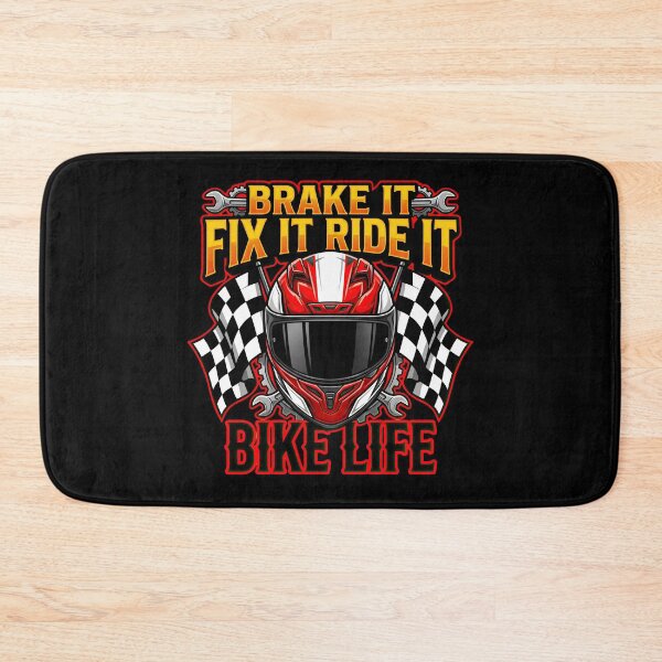 Item preview, Brake It Fix It Ride It Race Inspired Motorcycle Design designed and sold by enzoade.