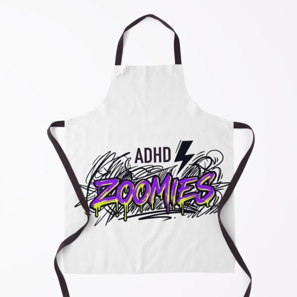 Item preview, ADHD Zoomies Funny Neurodiversity Graffiti Neon Sticker designed and sold by Trendora90.