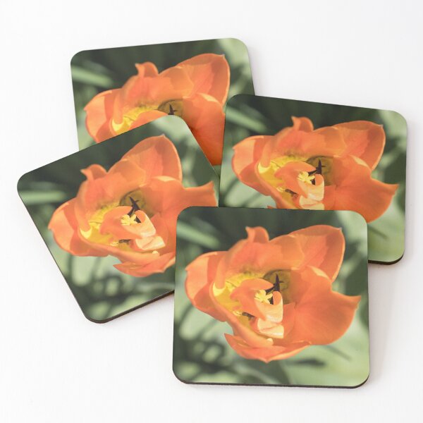 Item preview, Bold Orange Tulip Bloom with a Hidden Center designed and sold by Georgia Mizuleva.