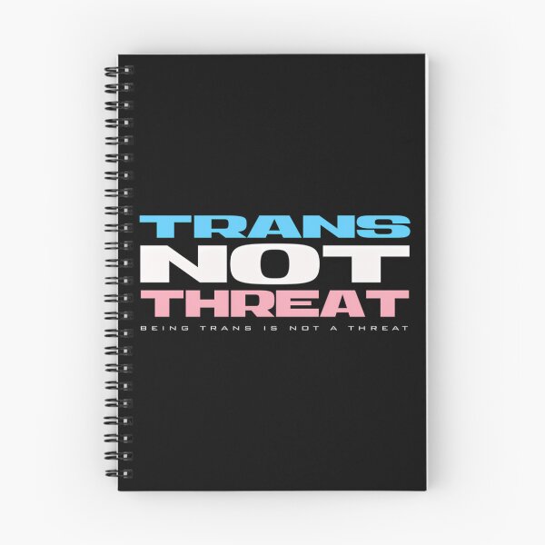 Item preview, Trans Not Threat designed and sold by junglegreenb.