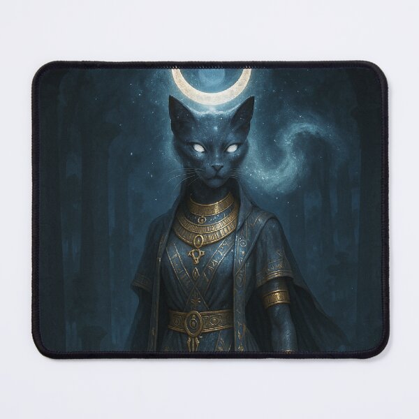 Item preview, Luna - Celestial Cat Goddess and Moonlight Guardian designed and sold by Joammiyon.