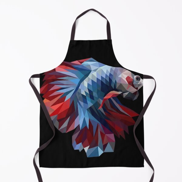 Item preview, Vibrant Low Poly Betta Fish - Geometric Siamese Fighting Fish Art designed and sold by haitrieuic96.