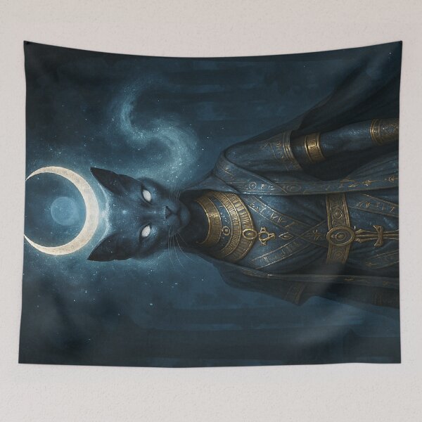 Item preview, Luna - Celestial Cat Goddess and Moonlight Guardian  designed and sold by Joammiyon.