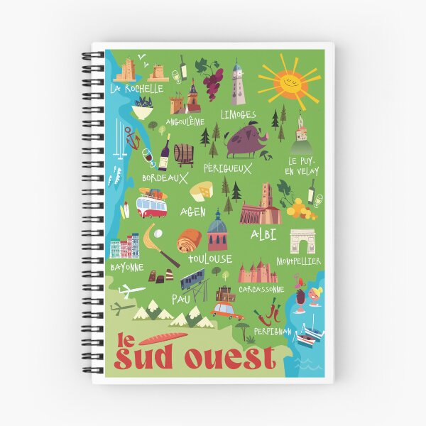 Aperçu de l'œuvre Affiche Sud Ouest France créée et vendue par Gary Godel.