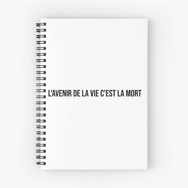 Aperçu de l'œuvre l'avenir de la vie c'est la mort créée et vendue par LiteraryQuotes.