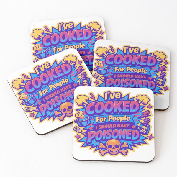 Item preview, I’ve Cooked For People I Should Have Poisoned – Sarcastic Chef Pop-Art  designed and sold by MerchlyMike.