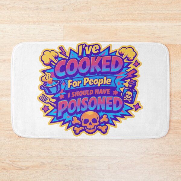 Item preview, I’ve Cooked For People I Should Have Poisoned – Sarcastic Chef Pop-Art  designed and sold by MerchlyMike.