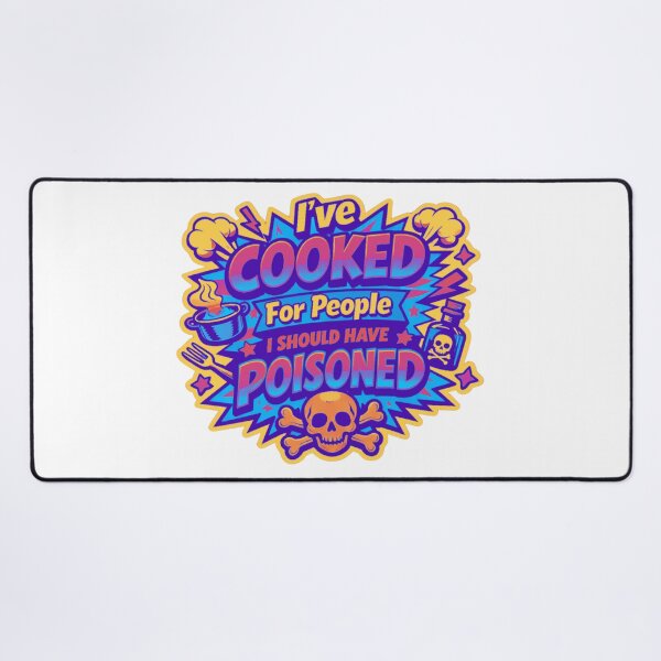 Item preview, I’ve Cooked For People I Should Have Poisoned – Sarcastic Chef Pop-Art  designed and sold by MerchlyMike.