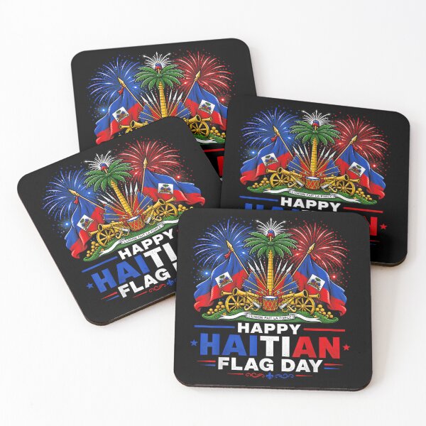 Item preview, happy haitian flag day proud haiti flag  designed and sold by CAnastazyshop.