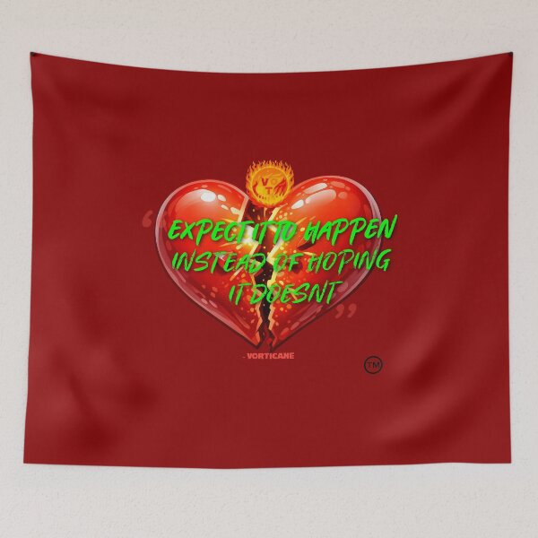 Item preview, "expect it to happen instead of hoping it doesnt" quote vorticane merch designed and sold by vorticane.