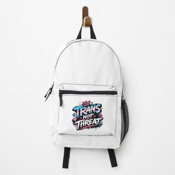 Item preview, Trans Not Threat Graffiti Pride Streetwear Design designed and sold by junglegreenb.
