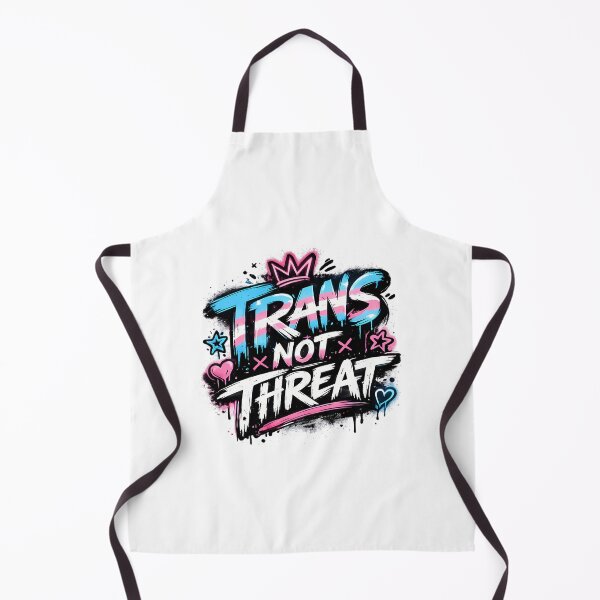 Item preview, Trans Not Threat Graffiti Pride Streetwear Design designed and sold by junglegreenb.
