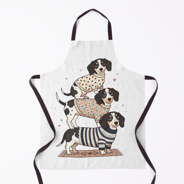 Item preview, Cute Dachshund Dogs in Patterned Sweaters designed and sold by fawzimorsy.