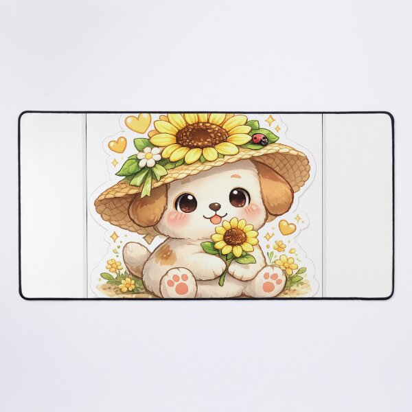 Item preview, Sunflower Puppy designed and sold by SaphireArt.
