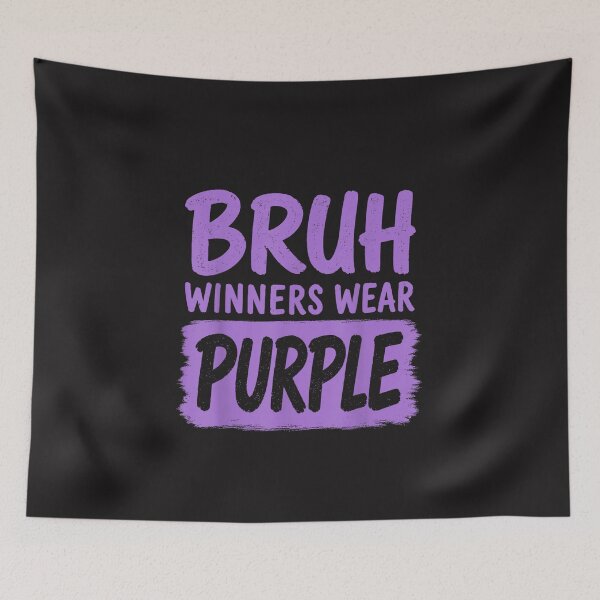 Item preview, Bruh Winners Wear Purple Funny Field Day School Design designed and sold by kiralynstration.