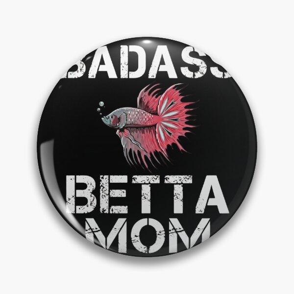 Item preview, Badass Betta Mom - Red Siamese Fighting Fish Enthusiast designed and sold by haitrieuic96.