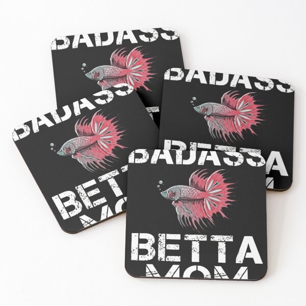 Item preview, Badass Betta Mom - Red Siamese Fighting Fish Enthusiast designed and sold by haitrieuic96.