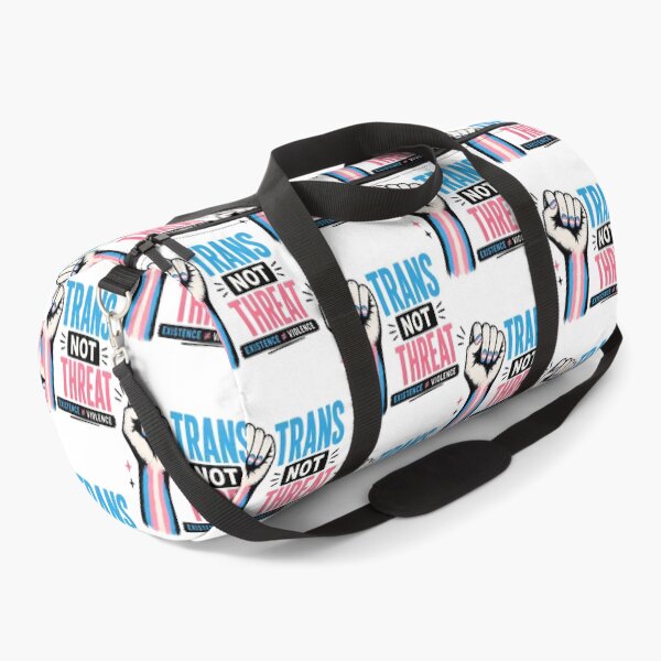 Item preview, Trans Not Threat Being Trans Is Not A Threat Trans Pride Rights designed and sold by junglegreenb.