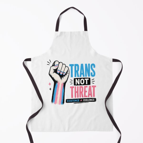 Item preview, Trans Not Threat Being Trans Is Not A Threat Trans Pride Rights designed and sold by junglegreenb.
