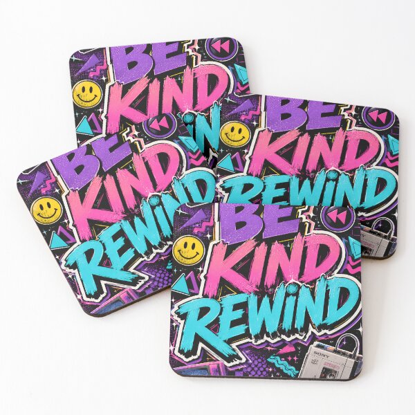 Item preview, BE KIND REWIND Retro VHS 90s Aesthetic T-Shirt designed and sold by Studio Atharv.