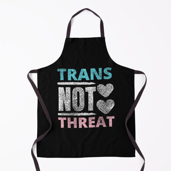 Item preview, Trans Not Threat Being Trans Is Not A Threat Distressed designed and sold by junglegreenb.