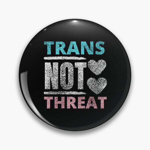 Item preview, Trans Not Threat Being Trans Is Not A Threat Distressed designed and sold by junglegreenb.