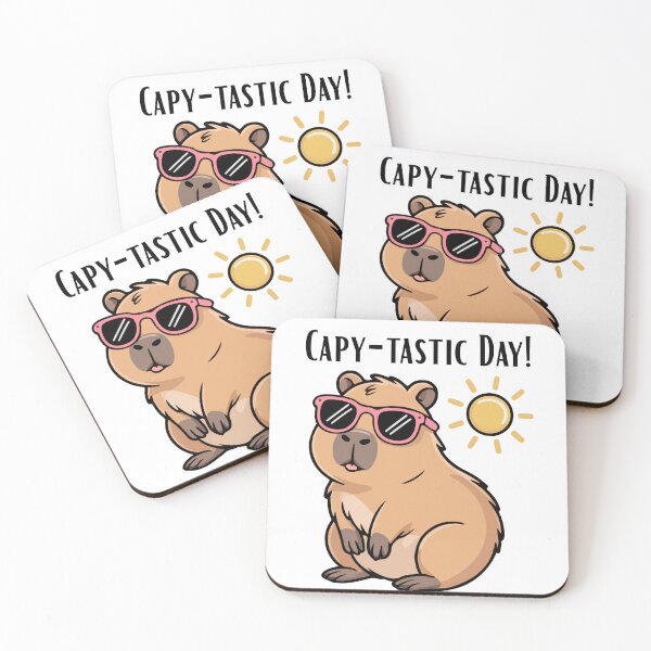 Item preview, Capy-Tastic Day Capybara Funny Logo designed and sold by logowannawear.