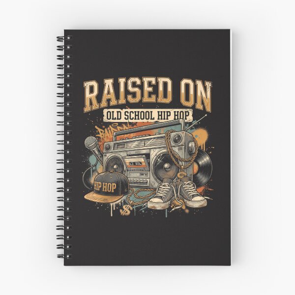 Item preview, Raised On Old School Hip Hop Retro 80s 90s Streetwear Design designed and sold by kiralynstration.
