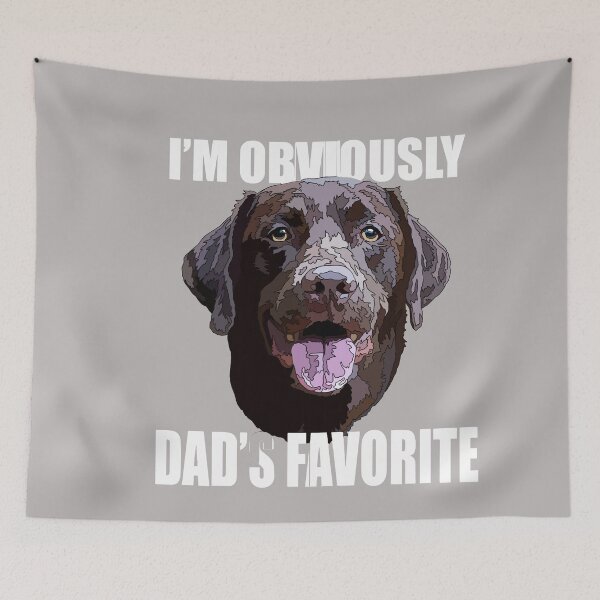 Item preview, Chocolate Lab Dad The Dog Father The Lab Father Labrador Dad designed and sold by GreggRoss.