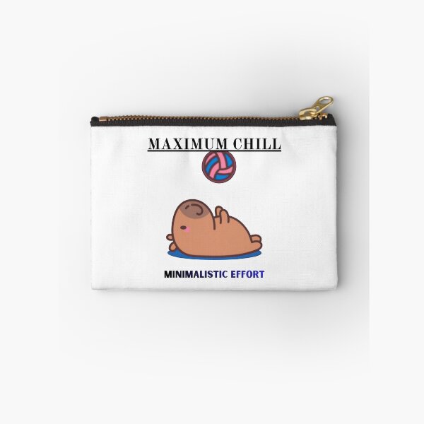 Item preview, Maximum Chill Minimalistic Effort Funny Logo designed and sold by logowannawear.