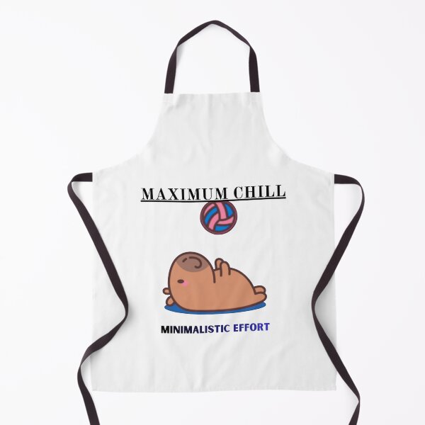 Item preview, Maximum Chill Minimalistic Effort Funny Logo designed and sold by logowannawear.