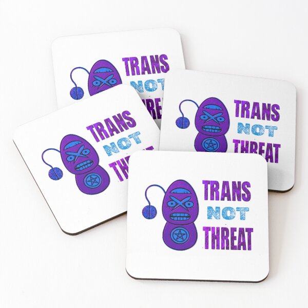 Item preview, Trans Not Threat  designed and sold by junglegreenb.